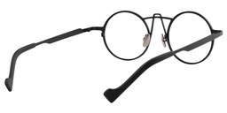 Abdul Round Black Glasses5
