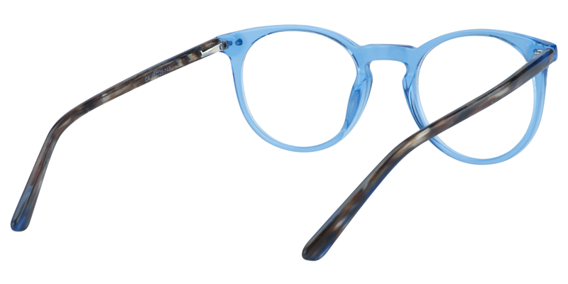 Round Blue Glasses | Zeelool Eyeglasses5