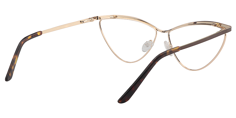 Brown Cateye Glasses | Zeelool Eyeglass Frames6