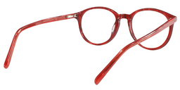 Damaris Round Red Glasses5