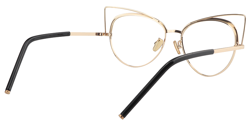 Cat Eye Dark Blue Glasses5