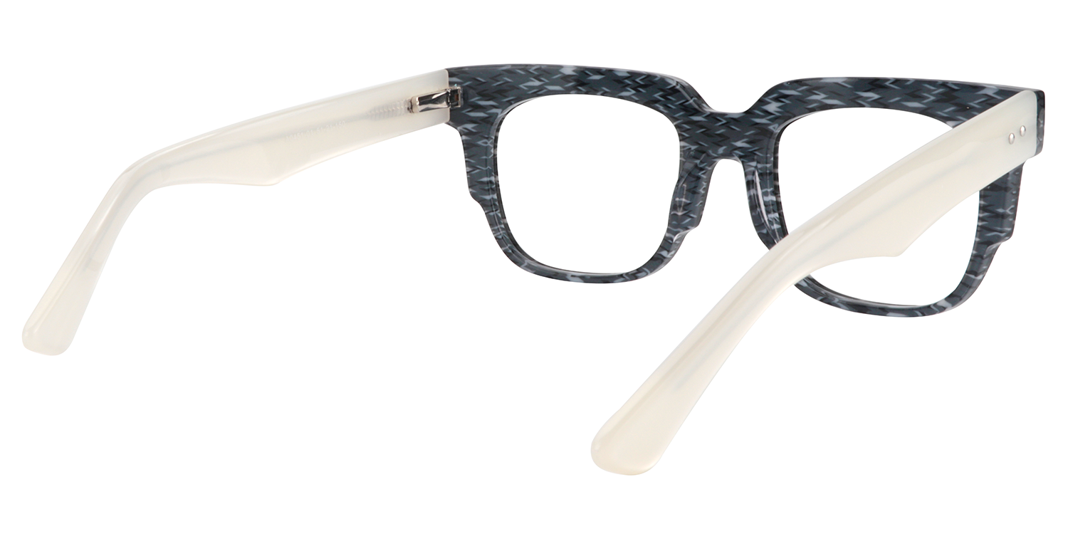 Square Gray Glasses | Zeelool Glasses5