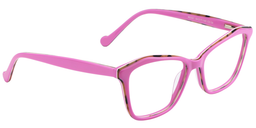 Ulrica Rectangle Pink Glasses2