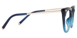 Alivia Cat Eye Blue Glasses3