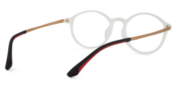 Chester Round White Glasses5