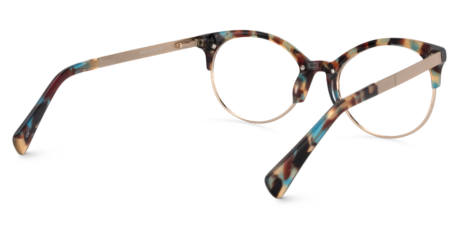Cat Eye Blue Tortoise Glasses | Zeelool Glasses5