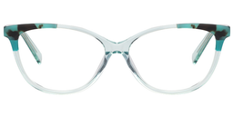 Fiona Cat Eye Green Glasses0
