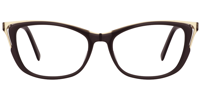 Adrian Cat Eye Black Glasses