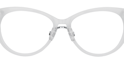 Christine Cat Eye White Glasses5