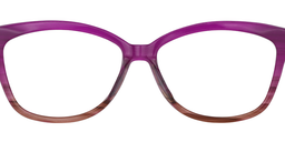 Enid Rectangle Purple Glasses5