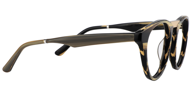 Round Light Amber Glasses4