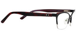 Dawn Browline Black Glasses3