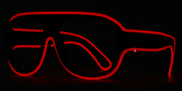 Glowing Orange Aviator Eyeglasses5