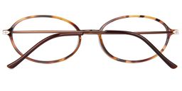 Amy Oval Tortoise Eyeglasses4