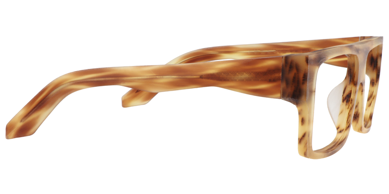 Rectangle Brown Glasses | Zeelool Eyeglasses4