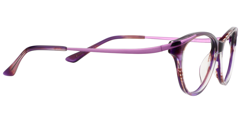 Oval Purple Glasses | Zeelool Glasses Online4