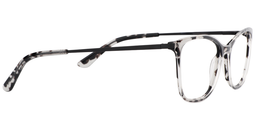Kelvin Rectangle Black-Clear Glasses4
