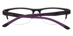 Aletta Half-Rim Purple Glasses3