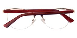 Deirdre Half Rim Glasses4