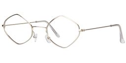 Kyra Geometric Silver Glasses3