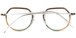 Matthew Geometric Green-Orange Glasses5