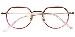 Matthew Geometric Red-Pink Glasses5