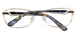 Brittany Cat Eye Blue glasses2