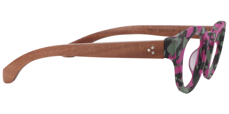 Round Bright Pink Glasses4