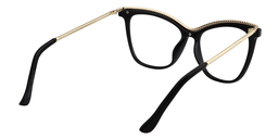 Cora Cateye Black Glasses3