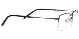 Edwin Rectangle Black Glasses4