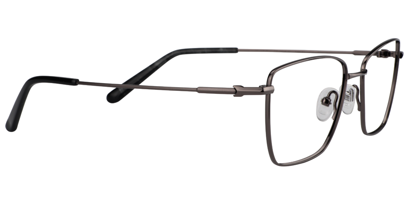 Rectangle Black Glasses | Zeelool Eyeglass Frames4