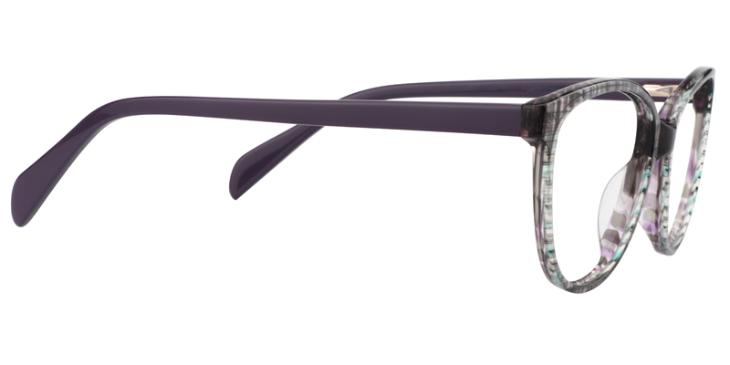 Cateye Light Purple Glasses4