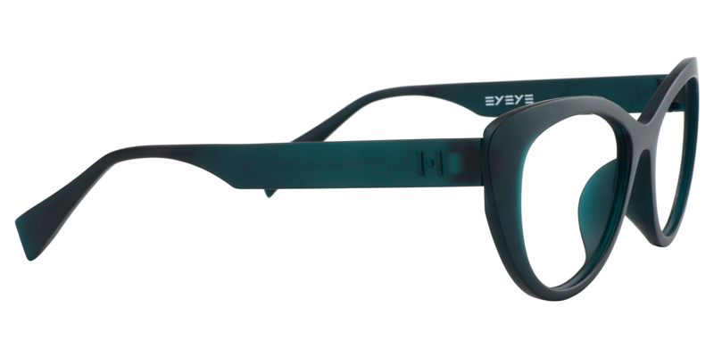 Cateye Dark Blue Glasses | Zeelool Eyeglasses4