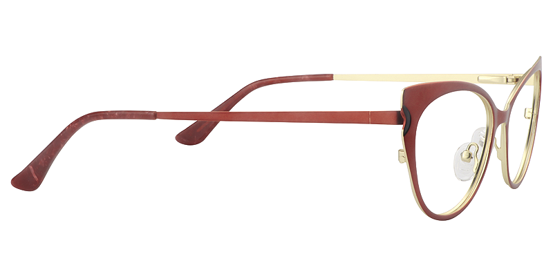 Cateye Red Glasses | Zeelool Eyeglass Frames4