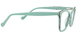 Ulrica Rectangle Green Glasses4