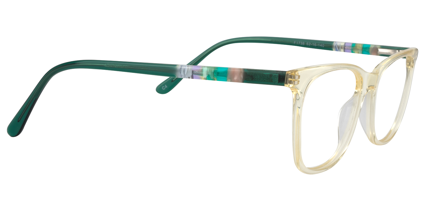  Rectangle Clear Glasses | Zeelool Eyeglasses4