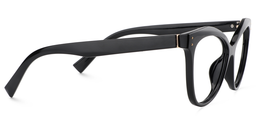 Saul Cateye Black Glasses3