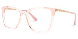 Rokea Square Pink Glasses1