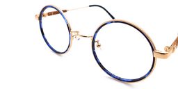 Leon Retro Blue Glasses3