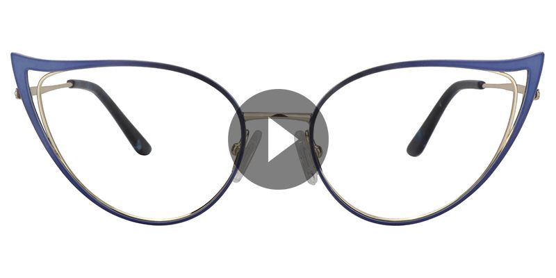 Phoenix Cateye Blue Glasses