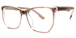 Libby Geometric Brown Glasses1