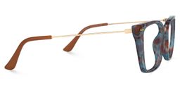 Katina Square Blue-Floral Glasses2