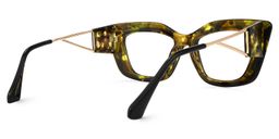 Ferrer Cateye Green-Tortoise Glasses3