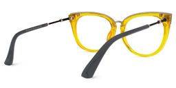 Dalton Cateye Yellow Glasses3