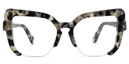 Valencia Cateye Gray-Tortoise Glasses0