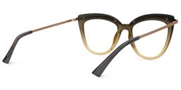 Wasiq Cateye Gray Glasses3