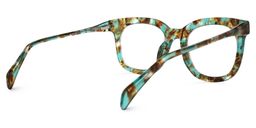 Lynette Square Green-Floral Glasses3