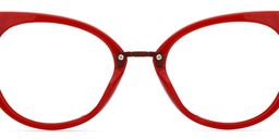 Jacqueline Cat Eye Red Glasses4