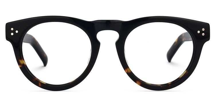 Malloy Tortoise Round Glasses