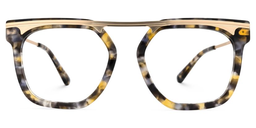 Josefina Square Gray-Tortoise Glasses